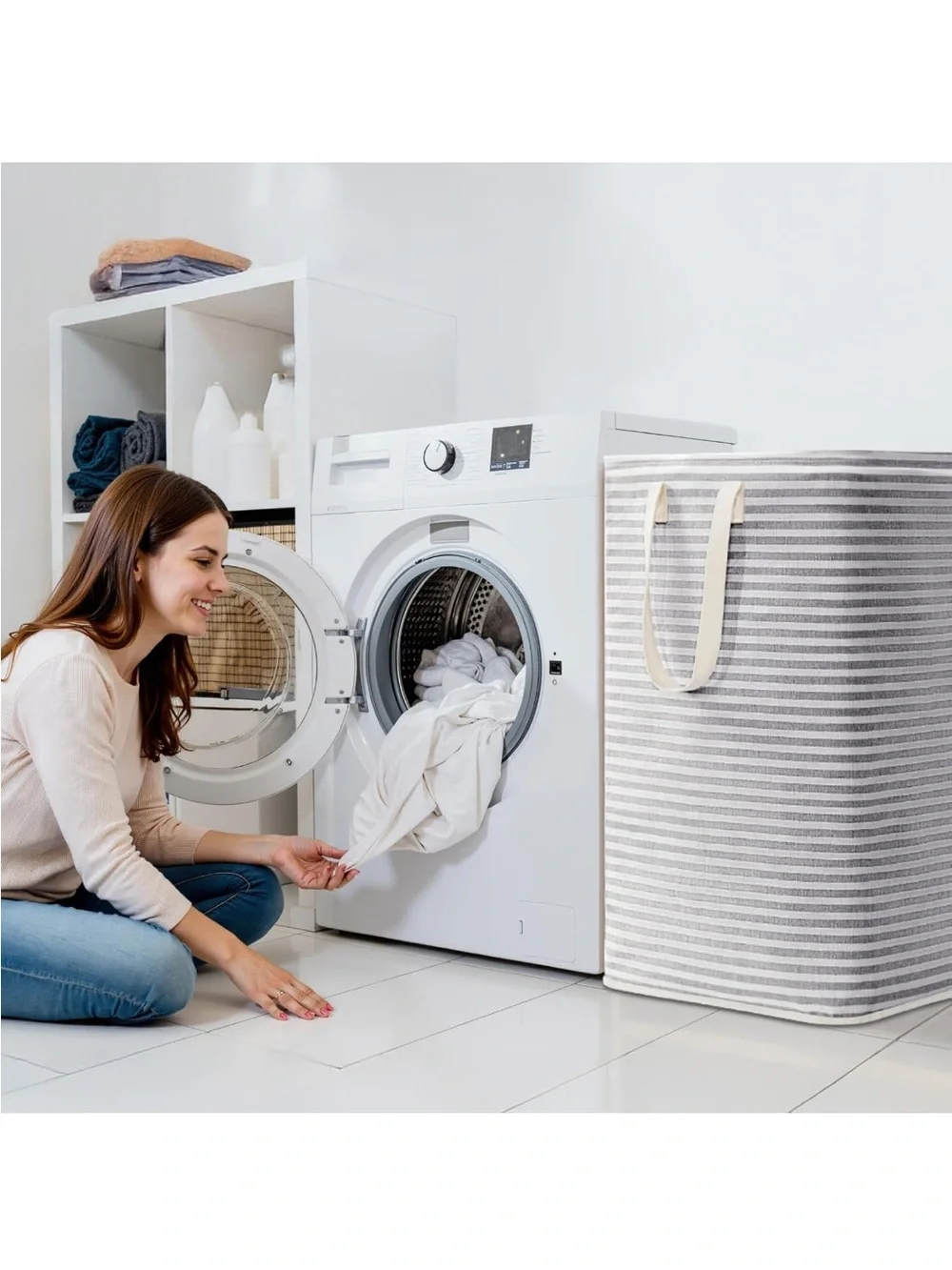 Home Hacks 2-Pack 75L Large Laundry Hampers— unopened New